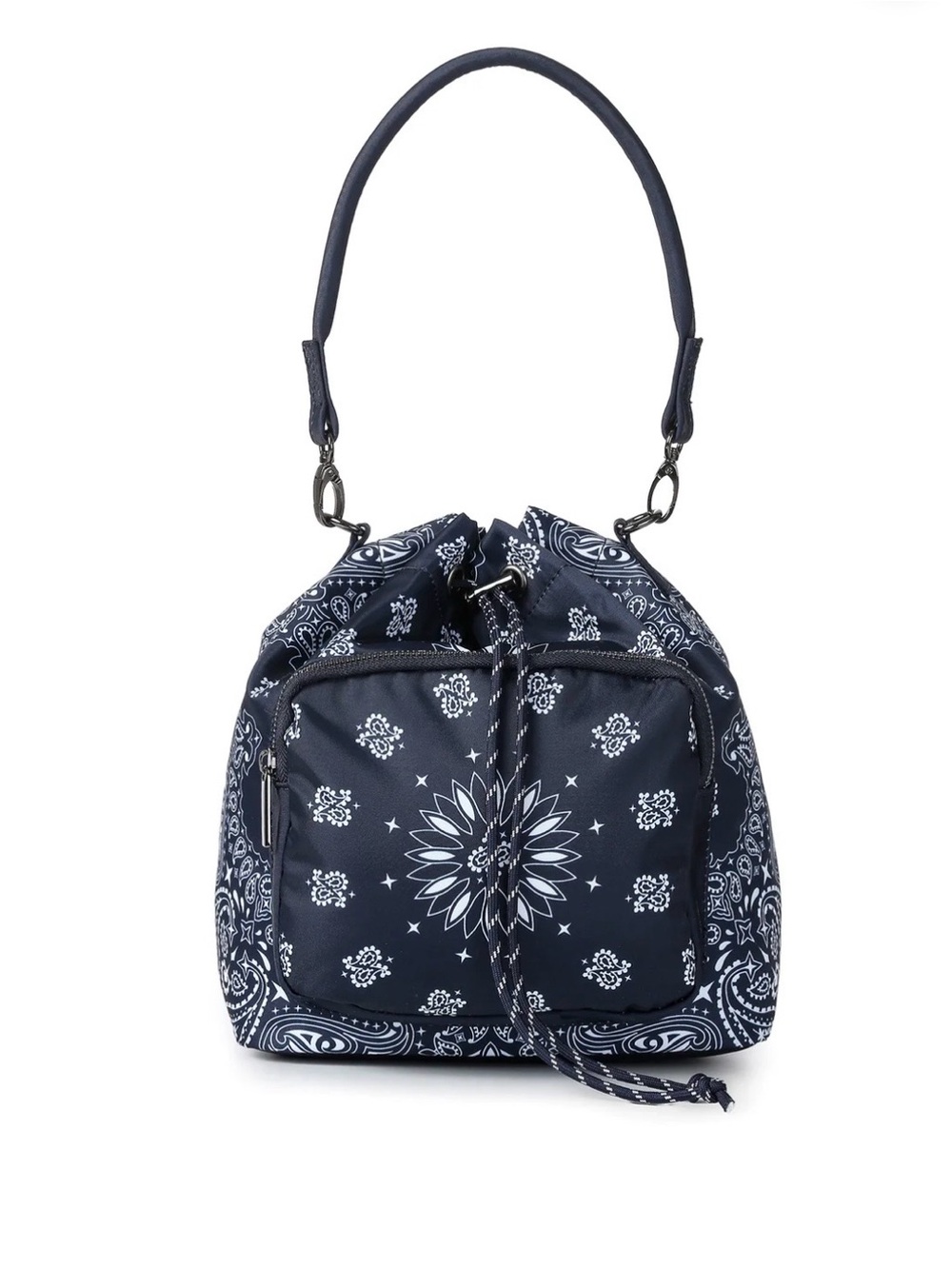 NWOT Haute Shore Harley Navy Bandana Convertible Bucket Bag | Crossbody Backpack - Picture 3 of 10